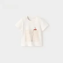 薄手コットン製 キッズ半袖Tシャツ【男女兼用・カジュアル・夏用】