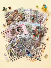 立体的な収納デザインステッカー【スーパーマーケットディスプレイ用・3Dミニチュア】