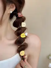 夏用 バブル編み ヘアゴム【高級感・ダメージレス・ポニーテール用】