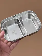 304ステンレス製お弁当箱【シリコンカバー・密閉・防漏・携帯用】