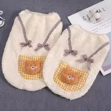 猫用秋冬フリースベスト【保温・防毛・可愛らしいデザイン・イギリス短毛種用】