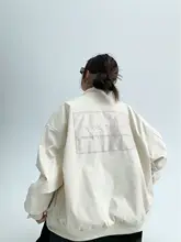 春季バリエーション カジュアルジャケット【ルーズフィット・刺繍・レトロデザイン】（セットアップ対応）