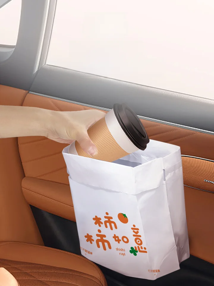 車載用粘着式ゴミ袋【スタンドタイプ・ポータブル・取り付け可能】