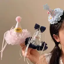子供用ヘアクリップ【プリンセススタイル・誕生日用・華やかなデザイン】（セットアップ対応）