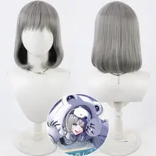 グレーのボブヘアウィッグ【コスプレ・ヴィクトリア女神風】