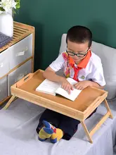 折りたたみ式ベッド上用パソコンデスク【便利なカードスロット付き・リビング・ワーキングデスク】
