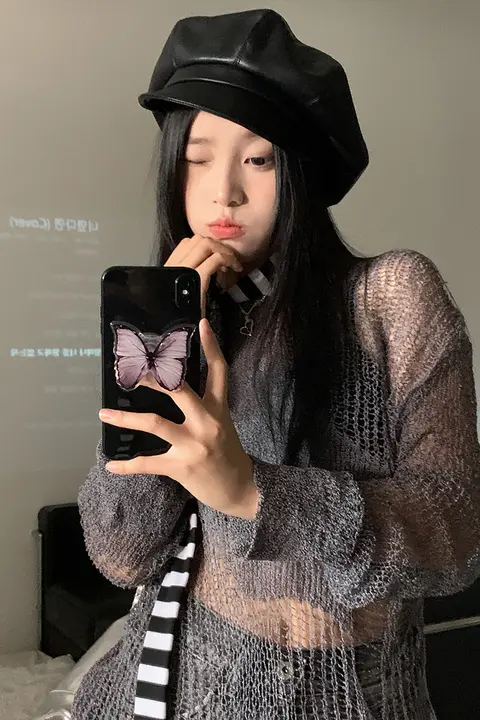 秋冬用フェミニンフラットバケットハット【ゆったりとしたフィット感・インスタ風】