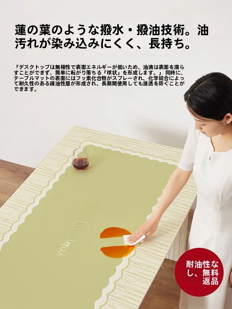 一人暮らし用テーブルマット おすすめの選択肢：朗格のクリーム風レザー製品