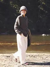 MsDidion エルボーデニムパンツ【カナダ・アメリカインポート・ストレッチコットン・秋冬用】