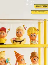 透明防塵アクリル製フィギュア展示ケース【盲盒用・星型キャラクター収納】