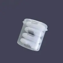 ミニ指用ベルベットパウダーパフ【化粧仕上げ用・クリスタルベルベット】