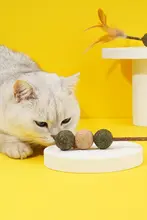 ZEZE 猫用ミントボールと歯磨きおもちゃ【耐噛性・猫の遊び道具】