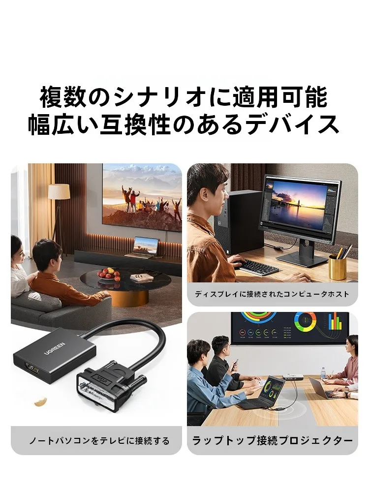 DisplayPort HDMI変換 100均で4Kが映るのか？実はこれで解決できる