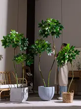 高級感ある造形の造花樹【インテリア装飾用・リビング・スタンドタイプ】