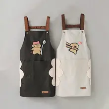 可愛いデザインの夏用エプロン【薄手・防水防油・キッチン用】