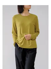 極上の柔らかさ 天然モダールウールの長袖Tシャツ【春秋用・軽量・ベーシックデザイン】