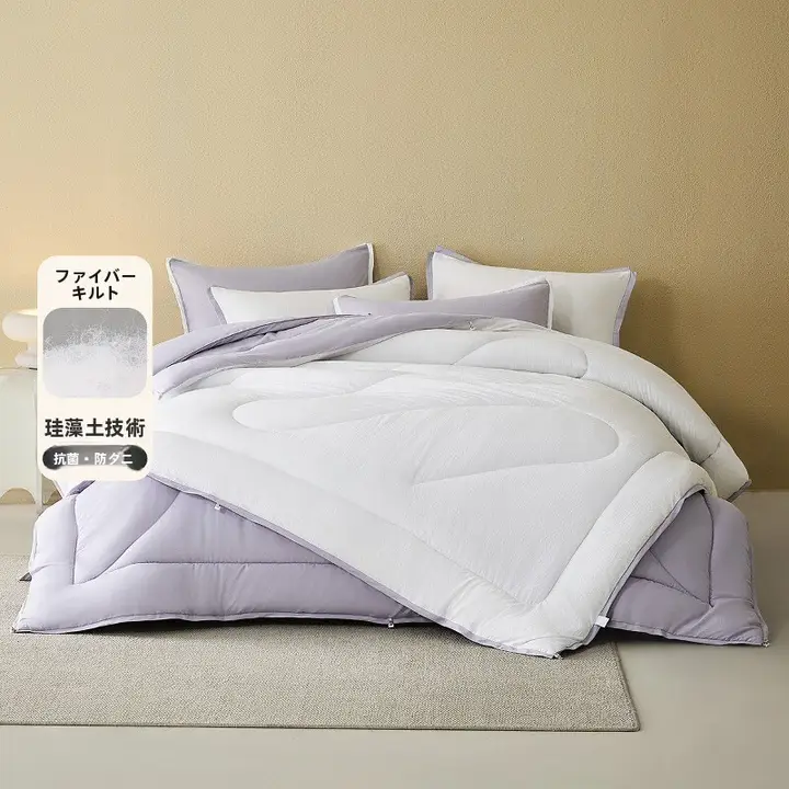 STARZHOME 春秋用 シリカゲル入り布団【負イオン配合・二合一・四季対応】