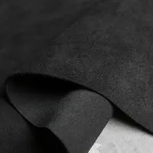 暗黒スエード調極上の柔らかさエアレイヤー生地【厚手・ウェア・コート・スーツパンツ用】