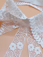 レース刺繍のファッション襟【DIY用・衣服アクセサリー・スタイリッシュデザイン】