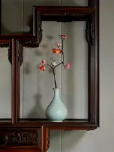 花瓶 リビング フラワーアレンジ 陶器 ラグジュアリー アンティーク 青磁