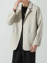 春秋用 メンズカジュアルジャケット【ゆったりフィット・高級感あるデザイン】