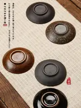 粗陶製茶器用トレイ【日本風・隔熱・伝統的デザイン】