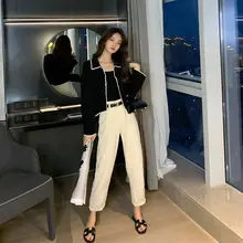 温かみのあるデザインの薄手ニットカーディガン【ショート丈・フレンチスタイル】（セットアップ対応）