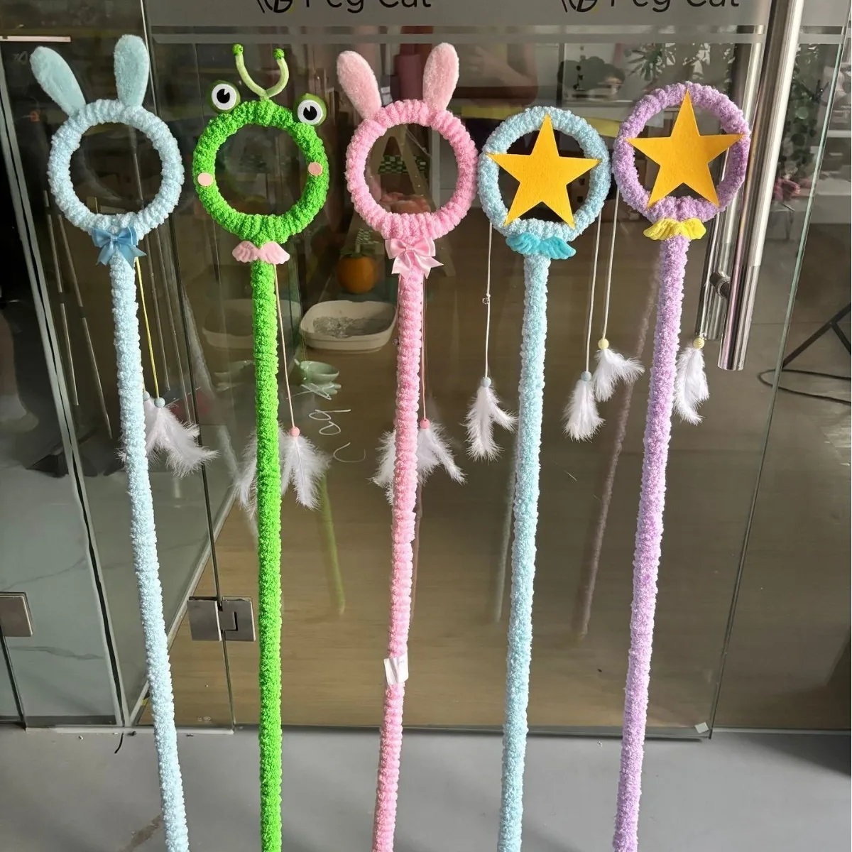 長杆マジックキャットボール：6ヶ月から9ヶ月の幼児向けインタラクティブおもちゃの実用性と耐久性
