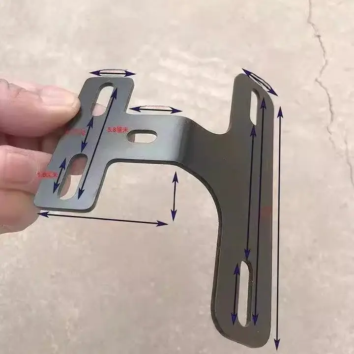 電動バイク用ナンバープレートホルダー【国標規格・リアライト付き】