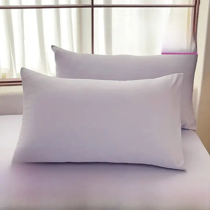 単色ポリエステル枕カバー【48cm×74cm・2個セット・家庭用】