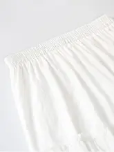 青いレースフリルのロングスカート【Aライン・春夏用・甘いデザイン】（セットアップ対応）