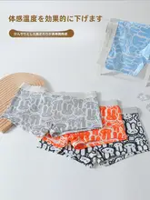 通気性のあるクール感！カートゥーンプリントのボクサーパンツ【薄手・無痕・抗菌仕様】