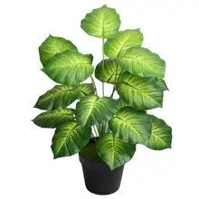 観葉植物風のフェイクグリーン【高さあり・モンステラ・ディスプレイ用】（セットアップ対応）