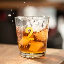 ガラスカップ フレンチレター 朝食 ミルク ド  リンク 冷水 家庭用 ギフト