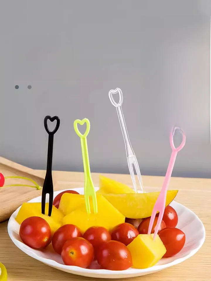 使い捨て フルーツフォーク【個別包装・食品用プラスチック・高級感】