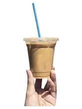 ブルーボトル風 カラーペーパーストロー【使い捨て・パーティーやコーヒー用】