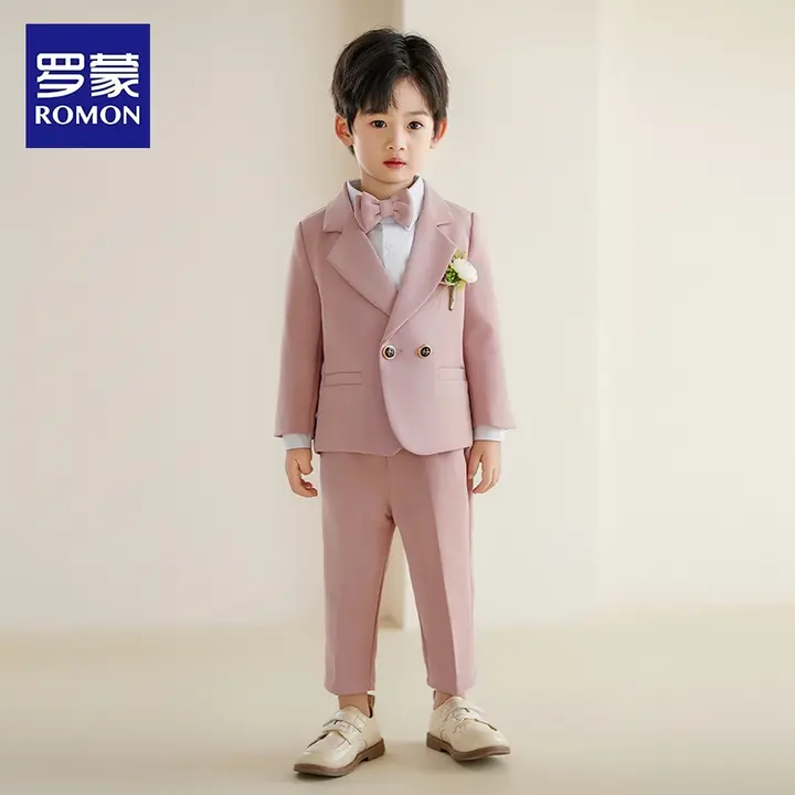 花童用 男の子の礼服【フォーマル ピンク・子供用・演出用】（セットアップ対応）