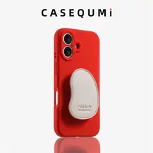 液体シリコン製スマートフォンケース【精密孔設計・スタンド機能付き・防落】