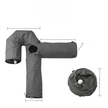 ペット用 4穴三通キャットトンネル【耐久性・玩具用隧道】