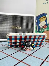 スマホケース 斜め掛け ショルダーチェーン スタンド付き ストラップ付き ヴィンテージ 赤青チェック柄 多機種対応