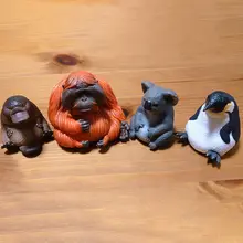 丸みを帯びた動物のカプセルトイ【ペンギン・コアラ・オランウータン・カモノハシ】（セットアップ対応）