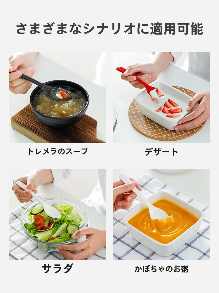 蓋付きプラスチックスプーン：携帯・防塵・フルーツ用の実用性と使い方