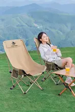 Camel 高背コンパクト折りたたみチェア【アウトドア・リクライニング・睡眠対応・多機能】