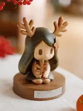 木製のかわいいキャラクター置物【創造的で高級感あるギフト】