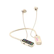 首掛け式ワイヤレスBluetoothイヤフォン【スポーツ用・長時間持続・スマートフォン対応】