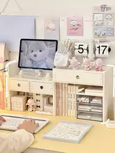 デスク用収納ラック【書籍ディスプレイ・学生用・オフィス用】