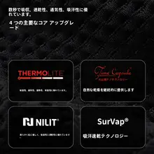 kufun 速乾保温インナーウェア【男女兼用・登山用・秋冬対応・排汗・圧縮タイプ】（セットアップ対応）
