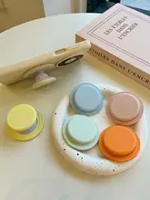 マグネット式スマホケーススタンド【マカロンカラー・シンプルデザイン・液態シリコン・デスク固定】