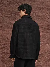 肌理のあるジャケット【小香風・メンズ・秋用】