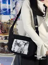 透明なデイリーバッグ【二次元風・ショルダーストラップ・シンプルデザイン】（セットアップ対応）